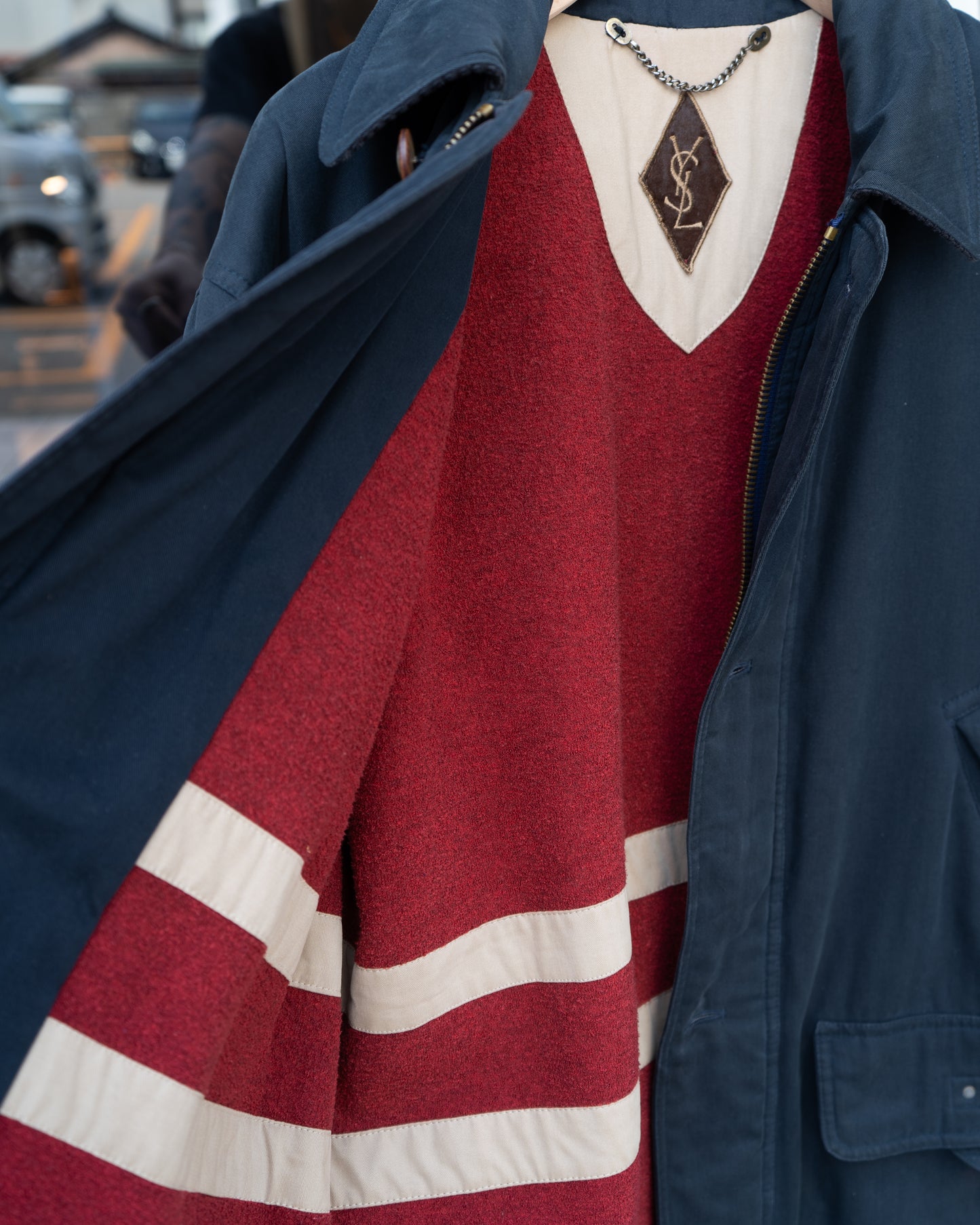 Yves Saint Laurent cotton hunting jacket