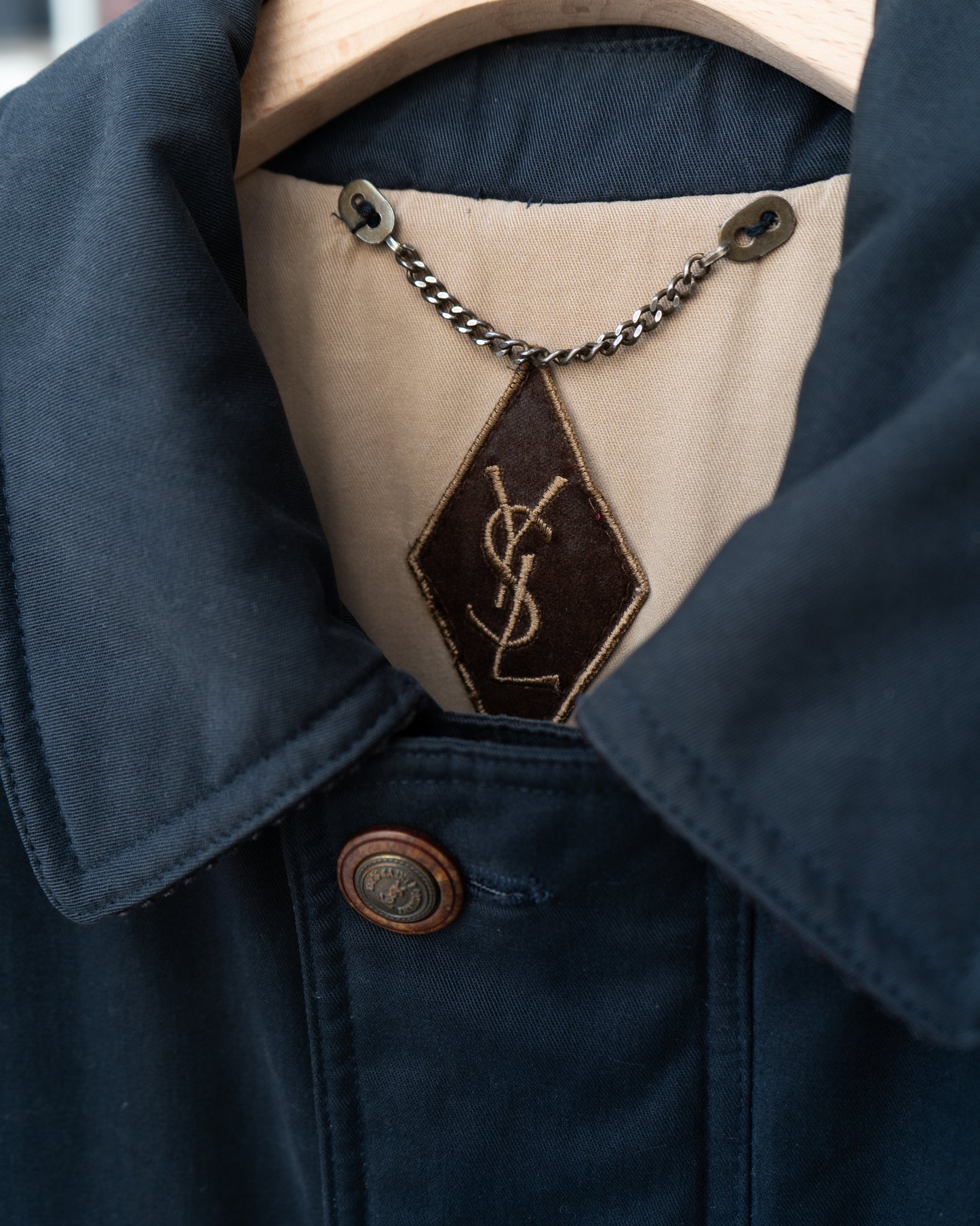 Yves Saint Laurent cotton hunting jacket