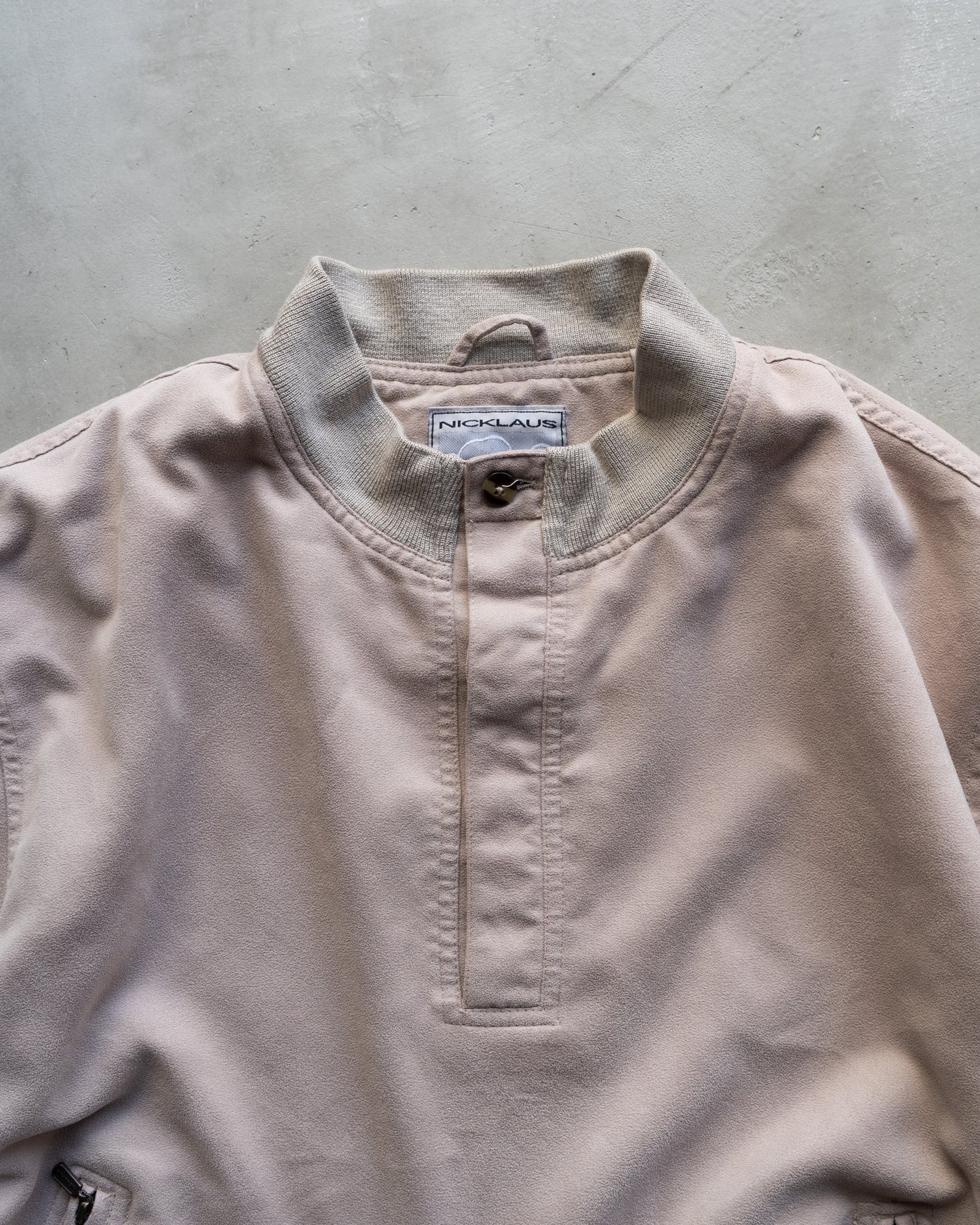 90's Nicklaus fake leather pullover