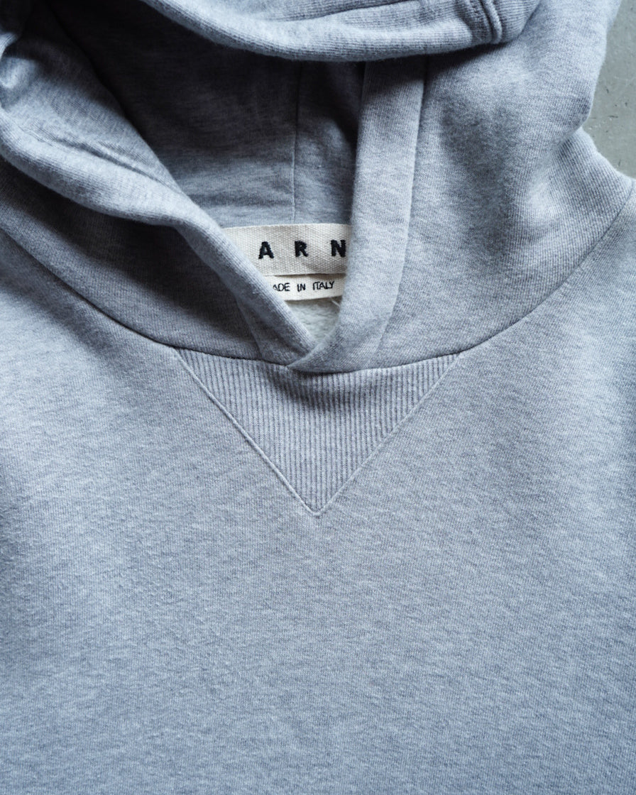 MARNI cotton sweat switching design hoodie
