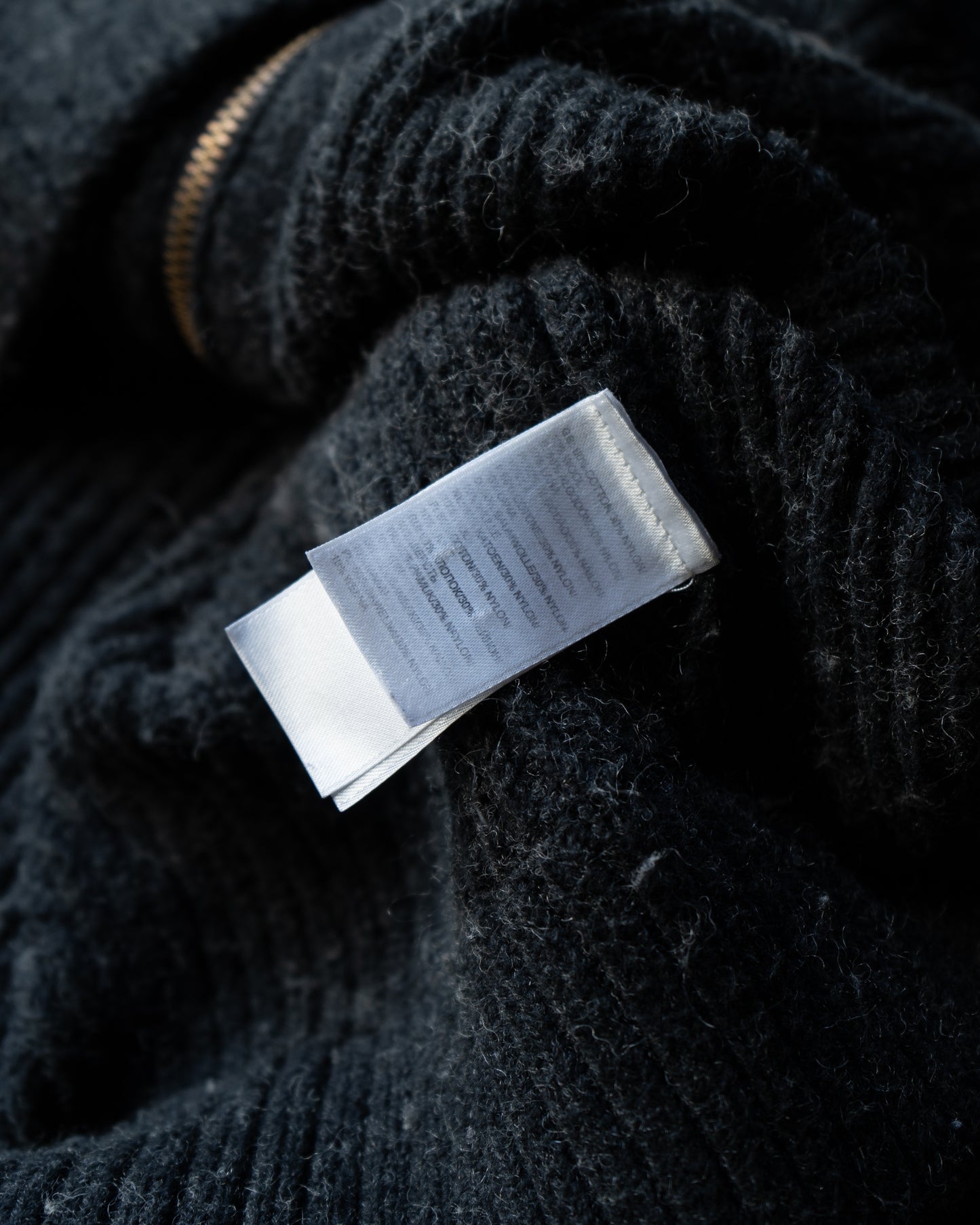 The North Face mixed materials drivers knit jacket