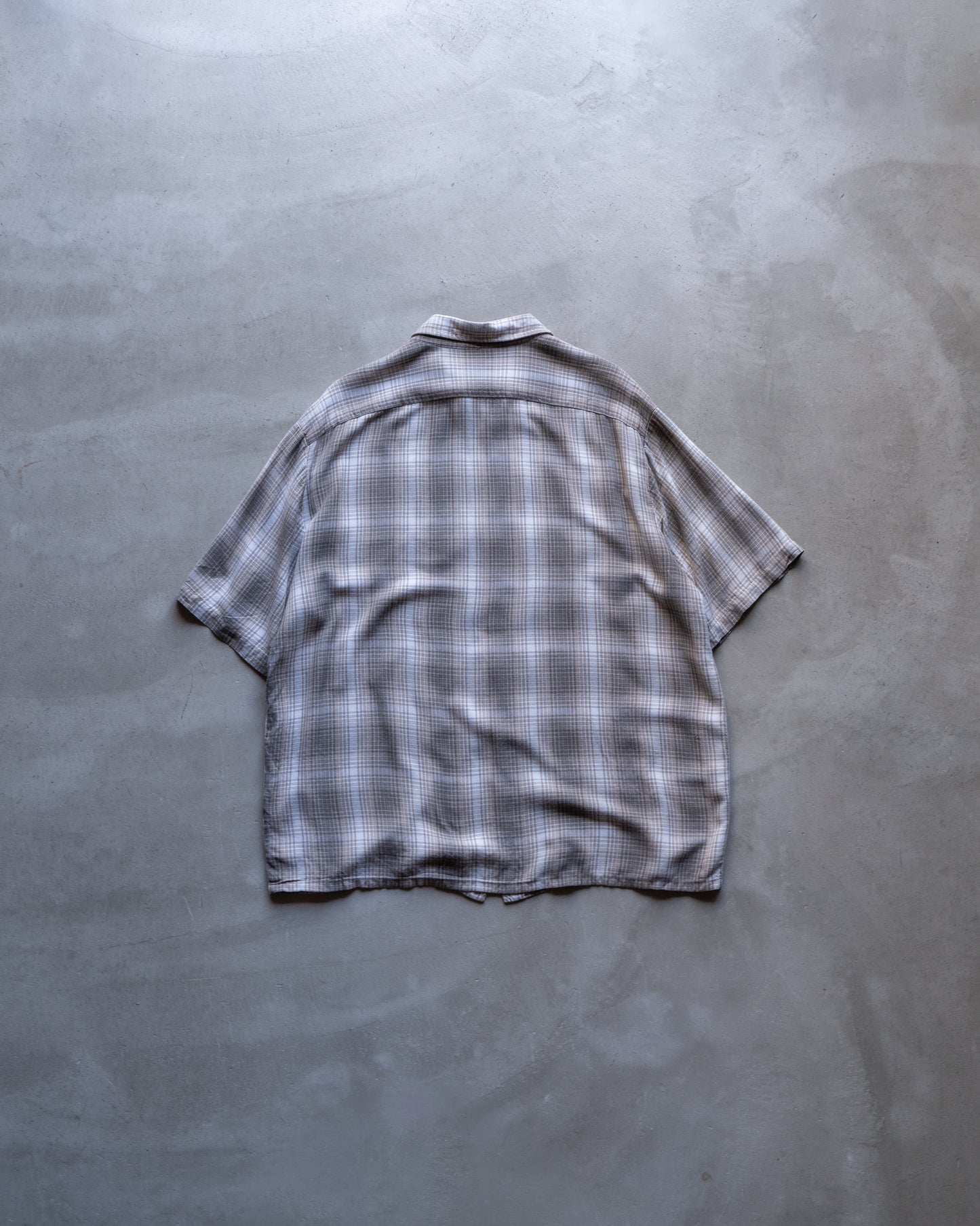 Calvin Klein Jeans viscose ombre check s/s shirts
