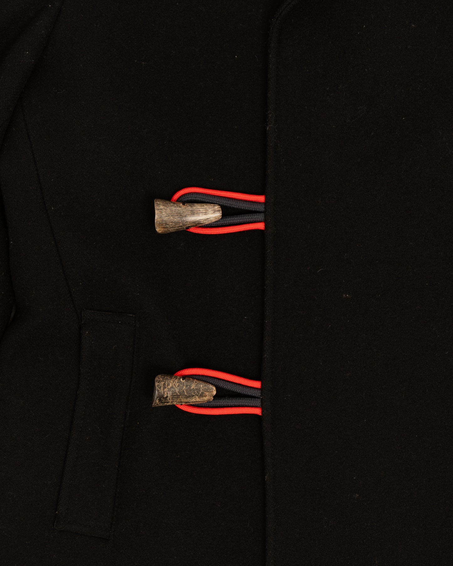 2011AW RAF SIMONS toggle wool jacket