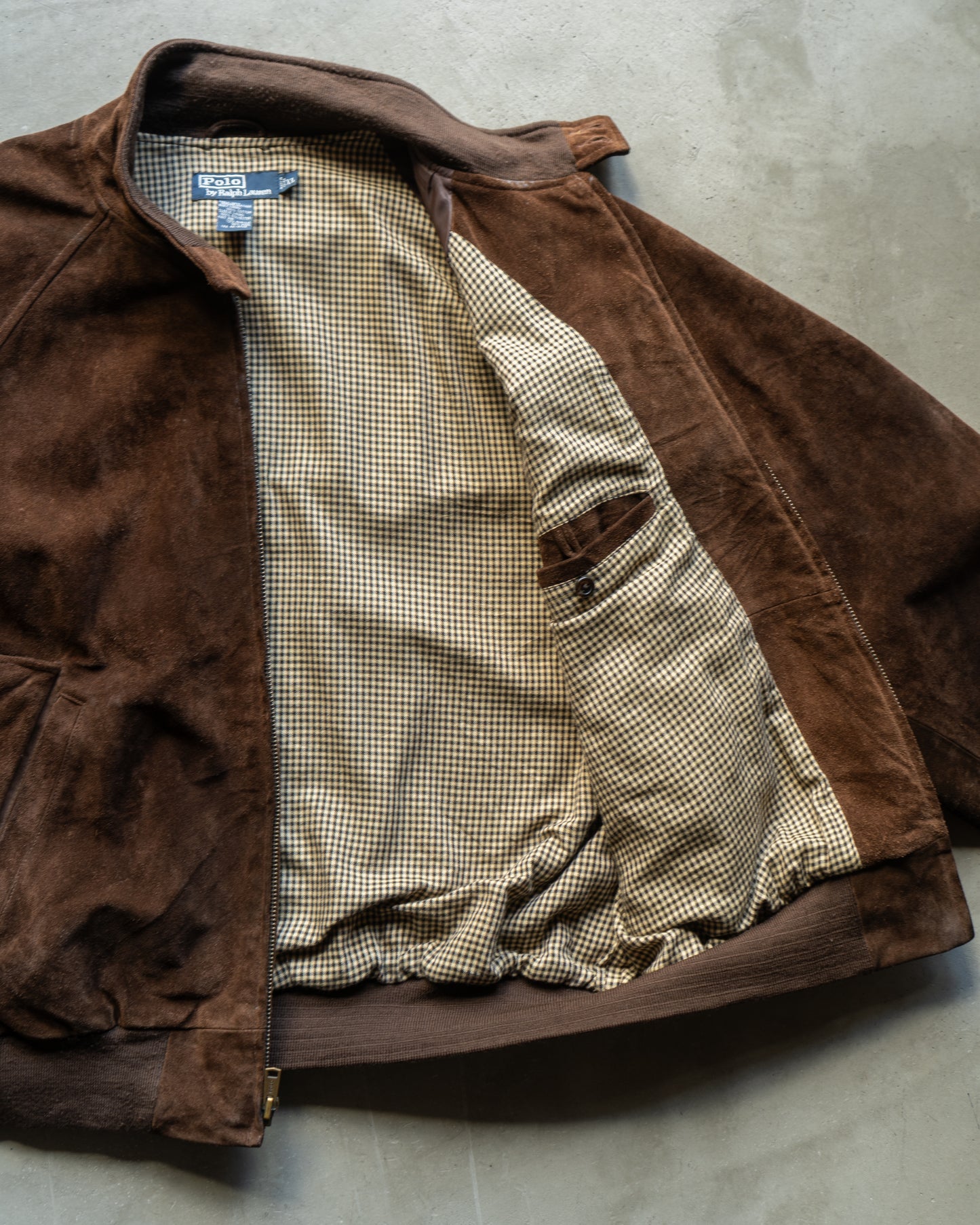 Ralph Lauren Suede G-9 Swing Top Jacket