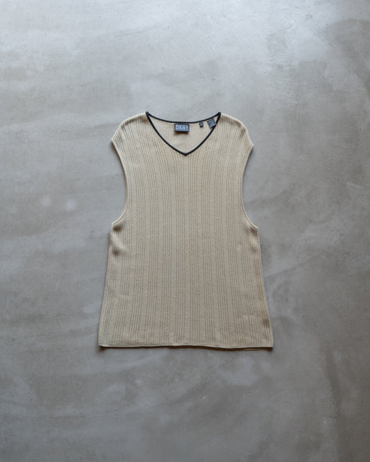 DKNY cotton rayon vest