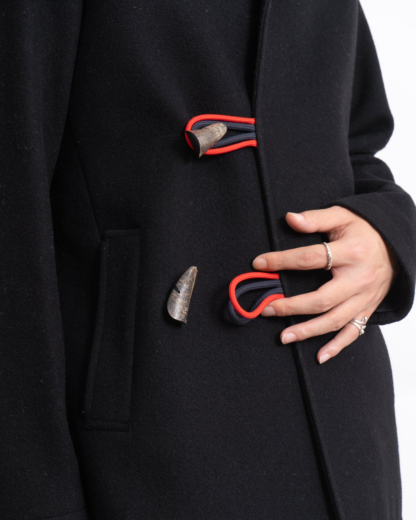 2011AW RAF SIMONS toggle wool jacket