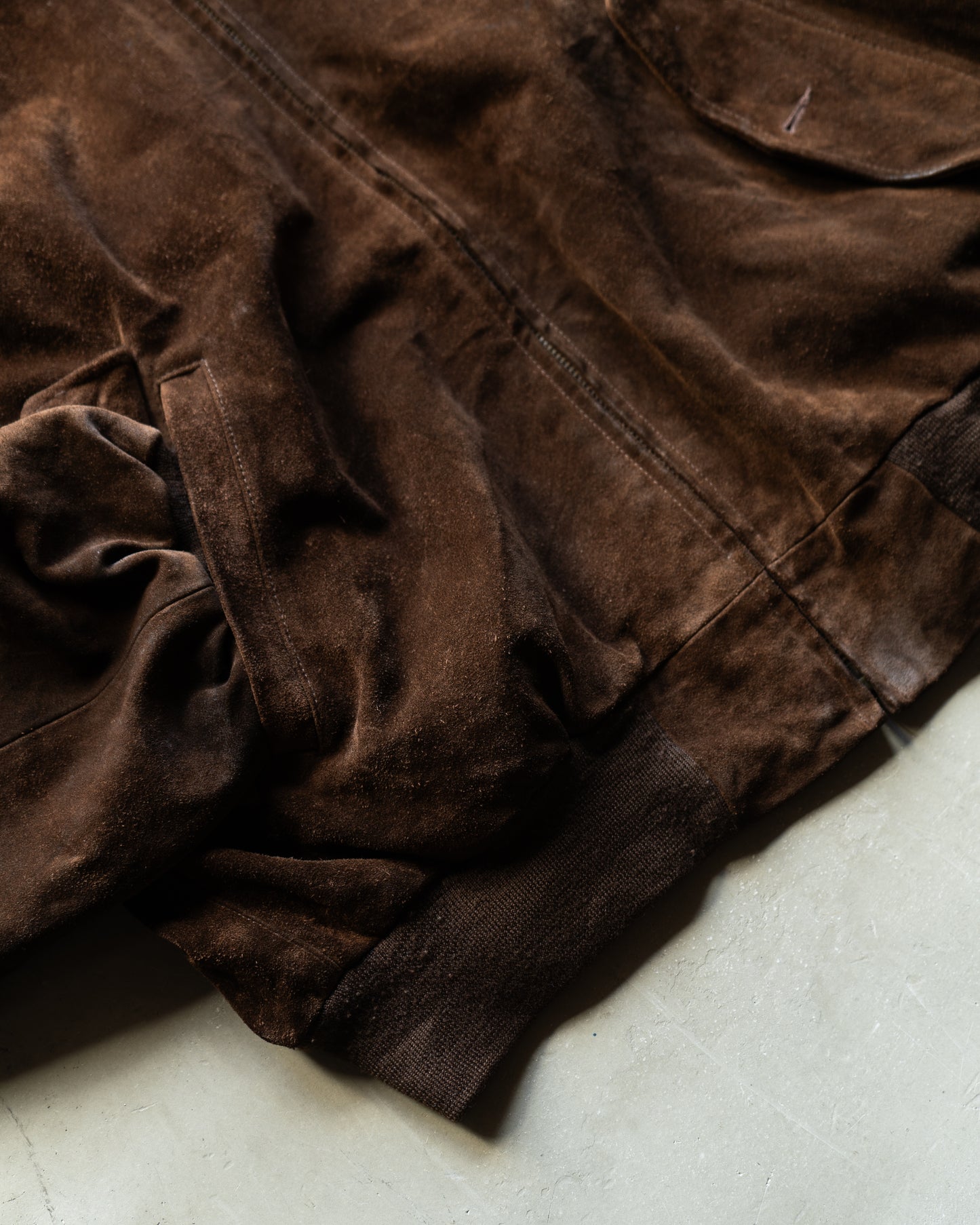 Ralph Lauren Suede G-9 Swing Top Jacket