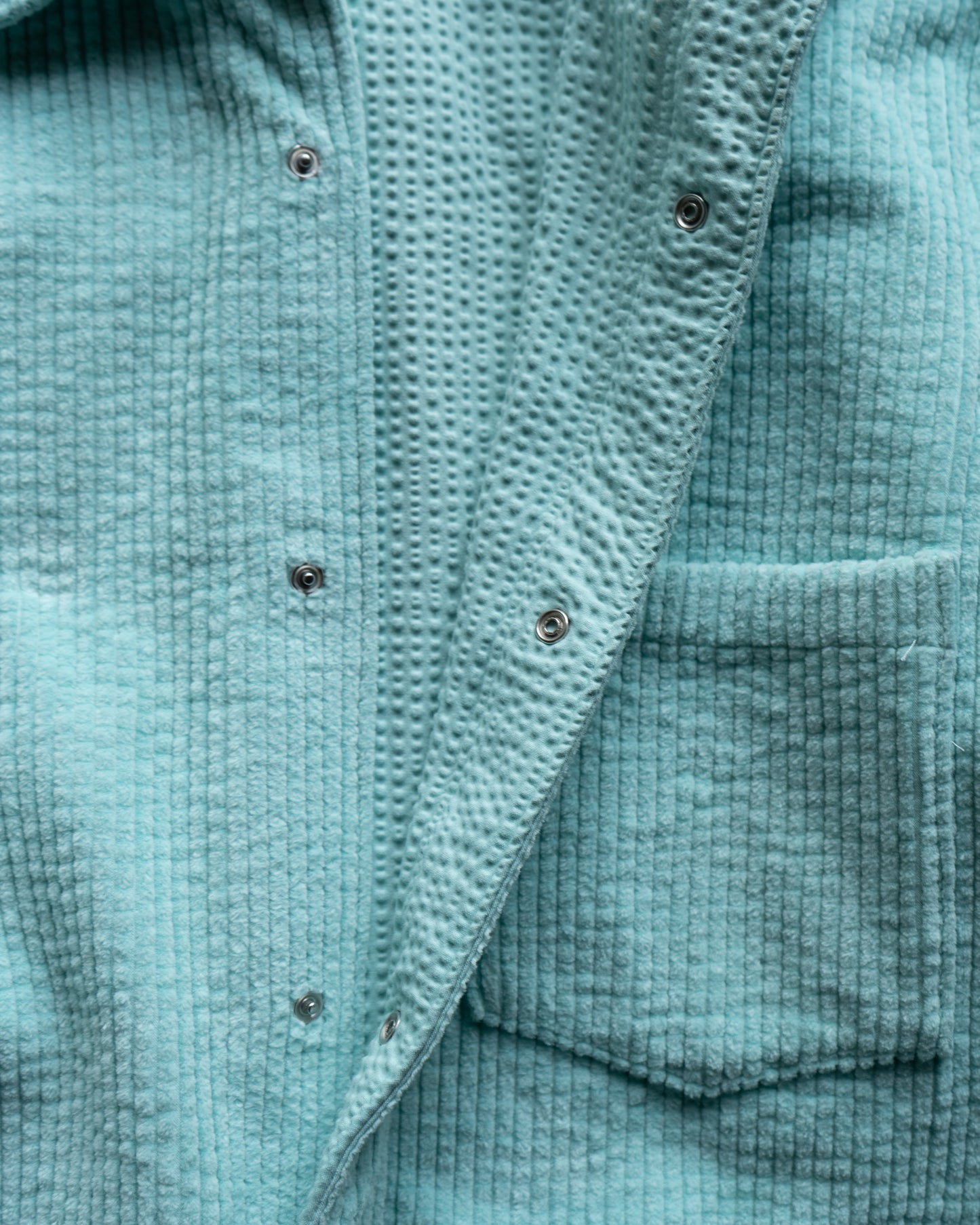 Acne Studios corduroy snap button design shirts
