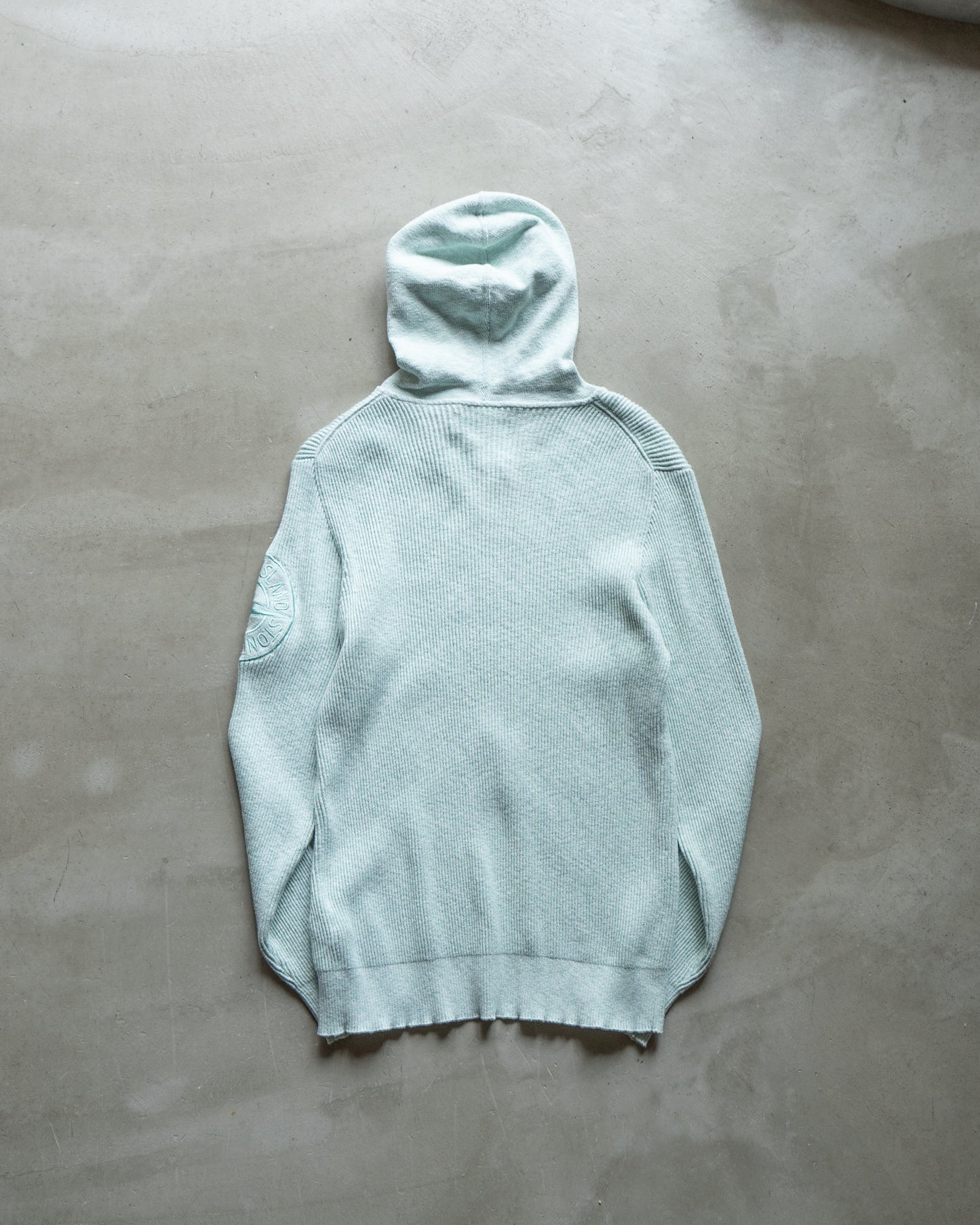 stone island full zip up knit foodie jacket