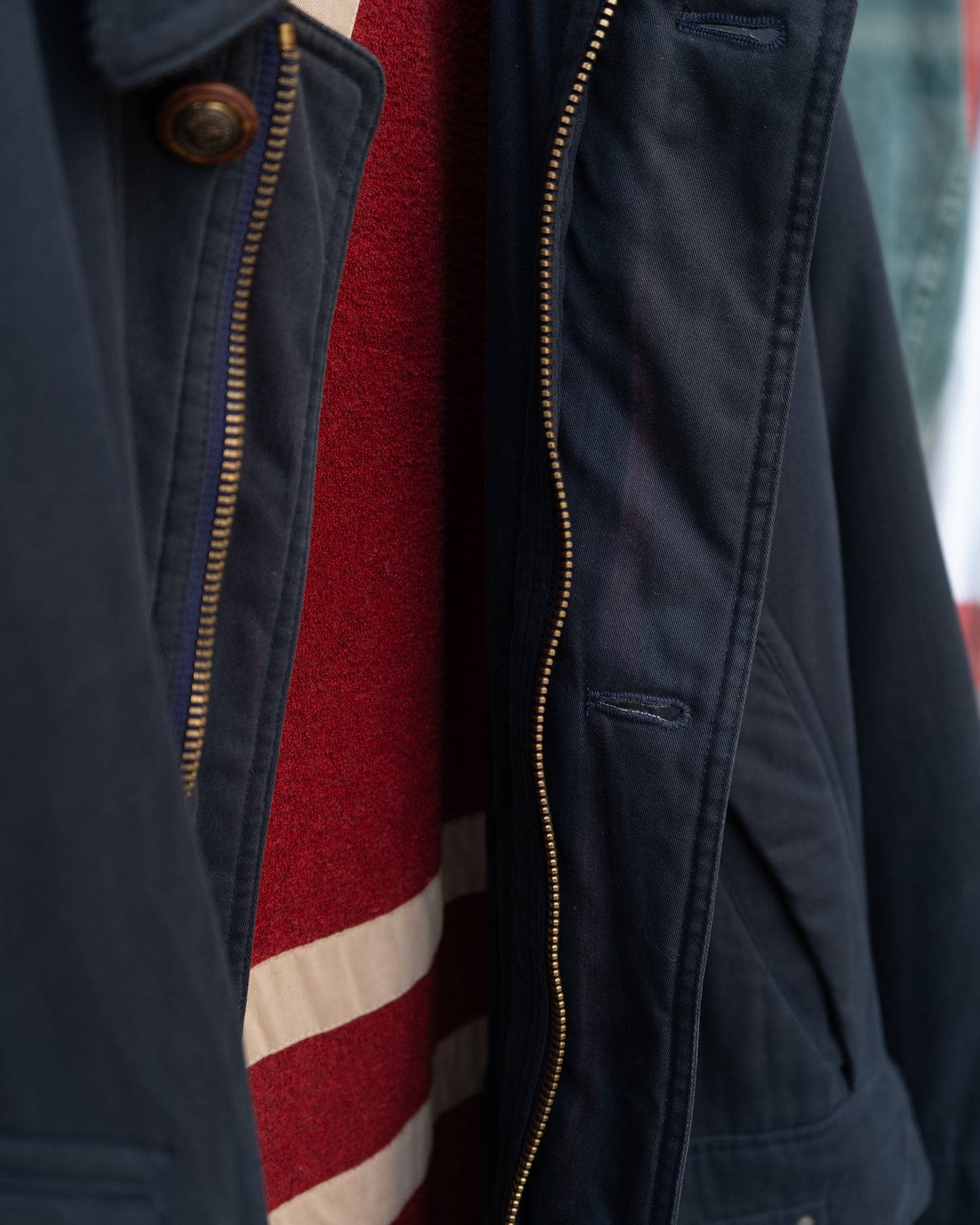 Yves Saint Laurent cotton hunting jacket