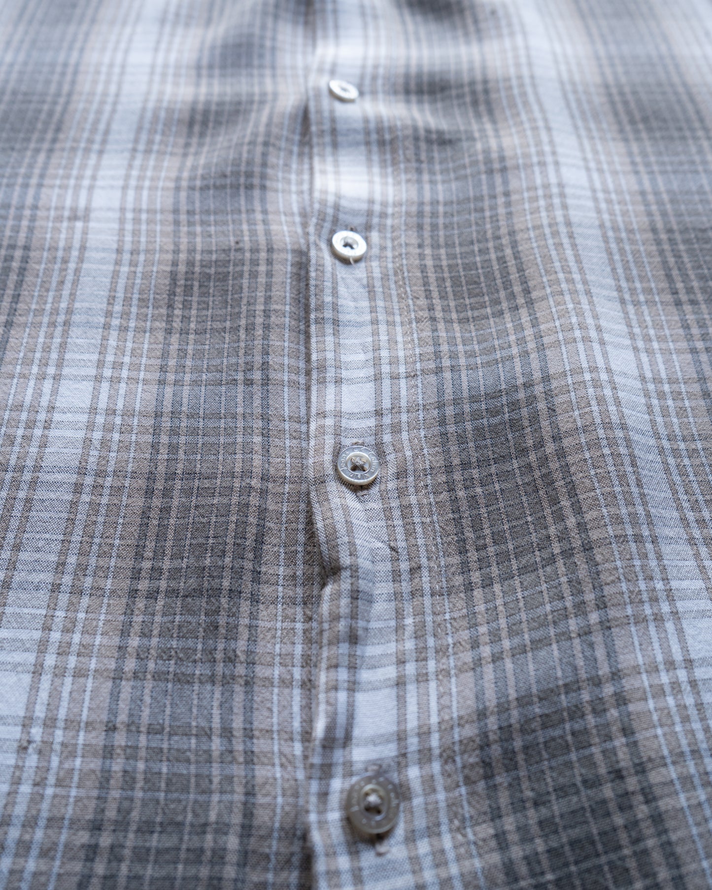 Calvin Klein Jeans viscose ombre check s/s shirts