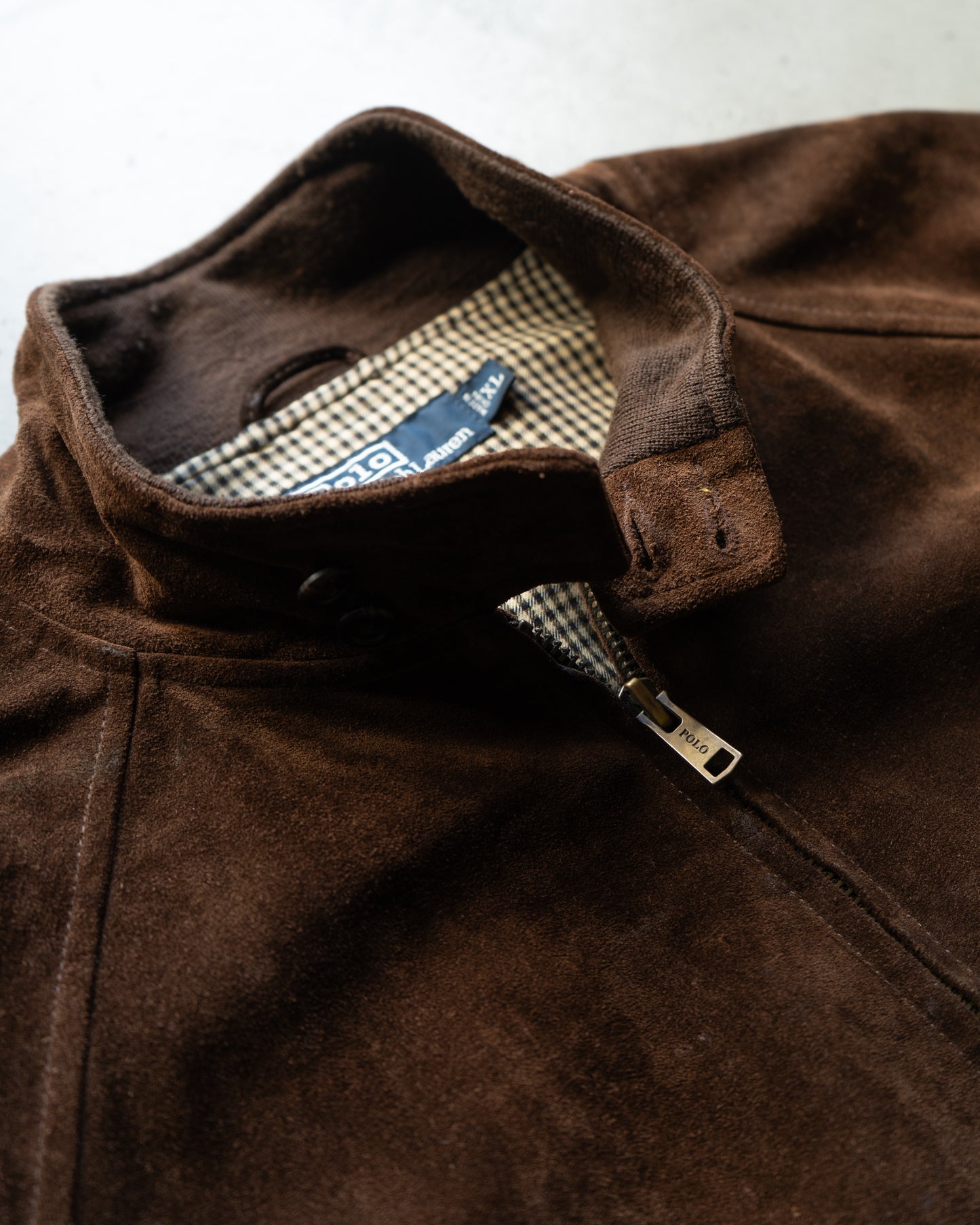 Ralph Lauren Suede G-9 Swing Top Jacket